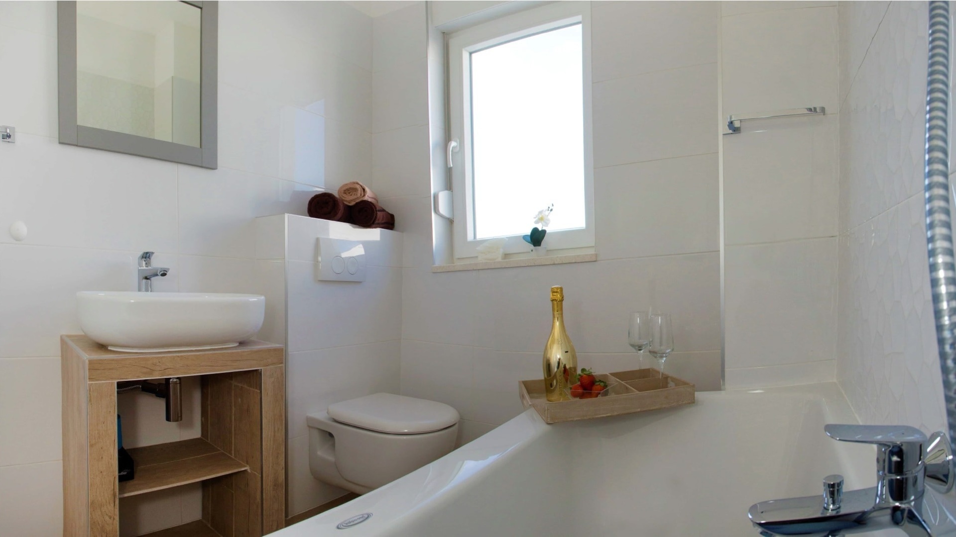 Luxury villa with sea view, 1st row 50m