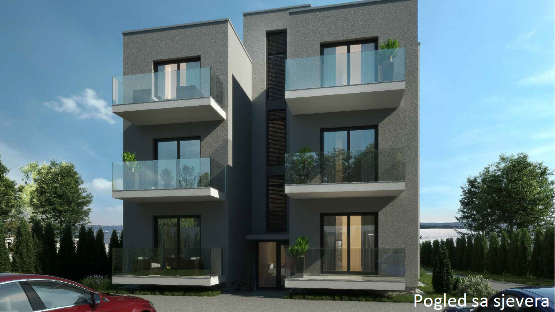 Apartment with pool in the first row by the sea, Turanj area
